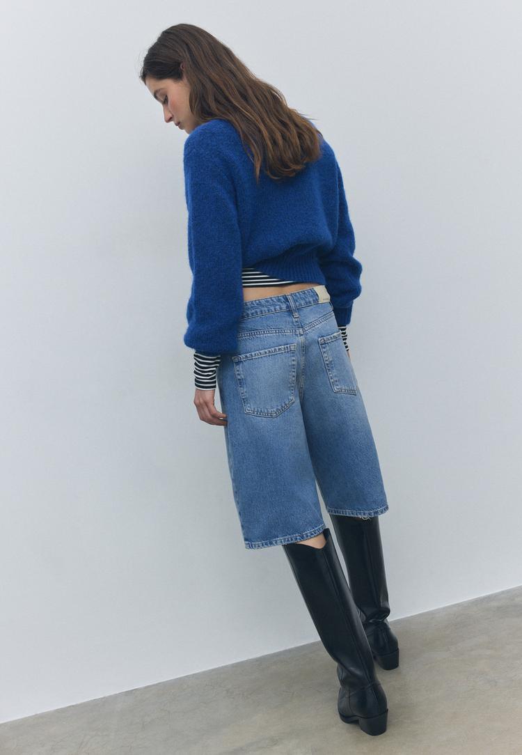 d95 jort bermuda denim