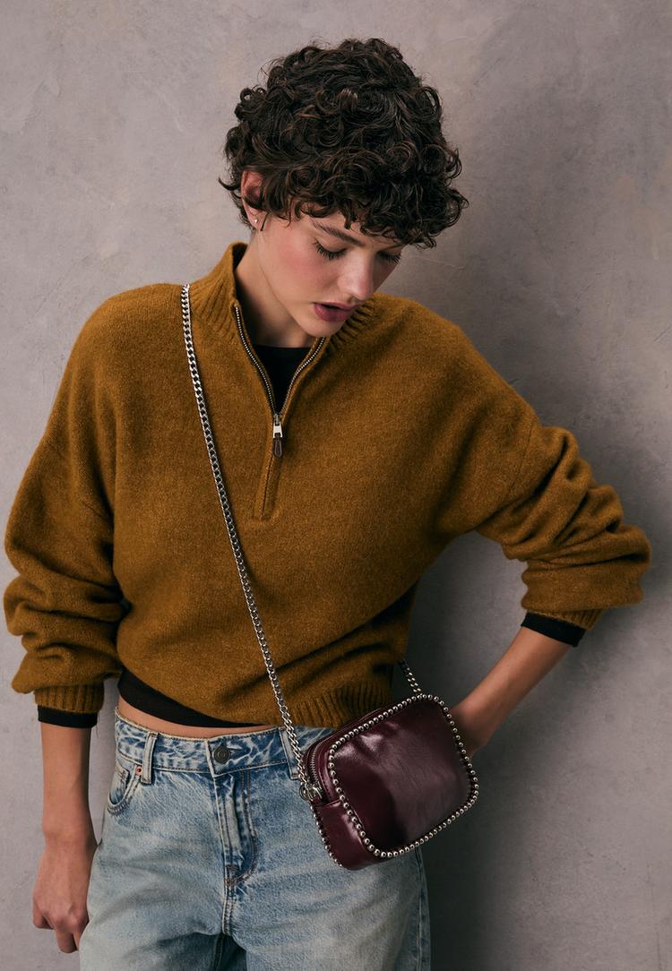 bolso bandolera bolitas