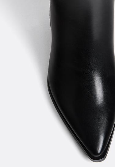 Black high-heeled boots — BLACK  4