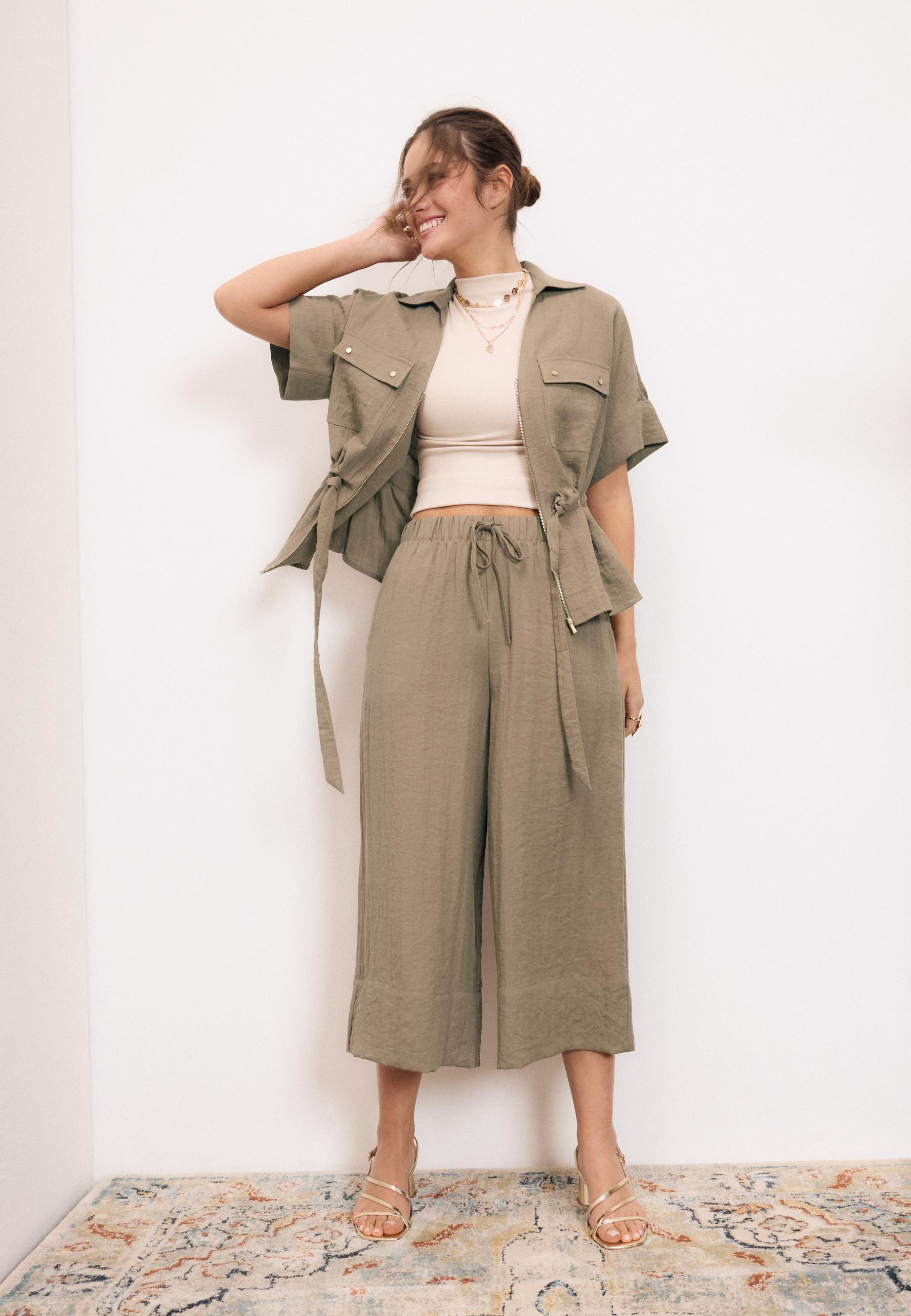 Tassel culottes — Brown