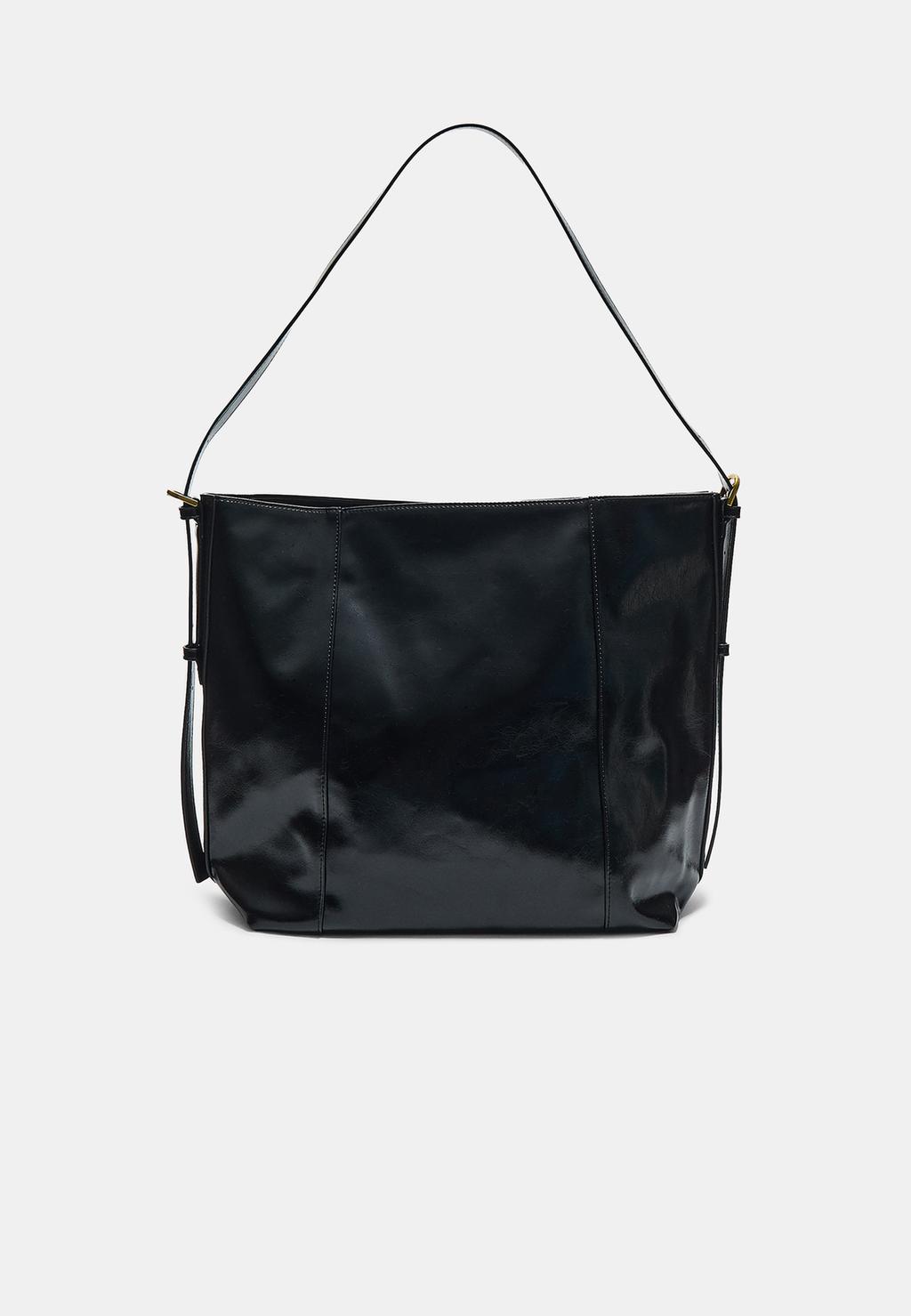 Sac seau en similicuir
