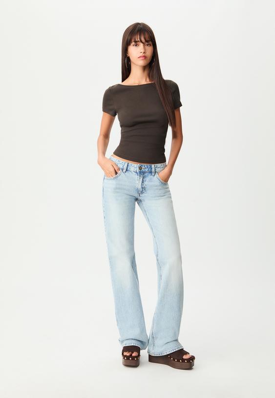 t shirt met boothals