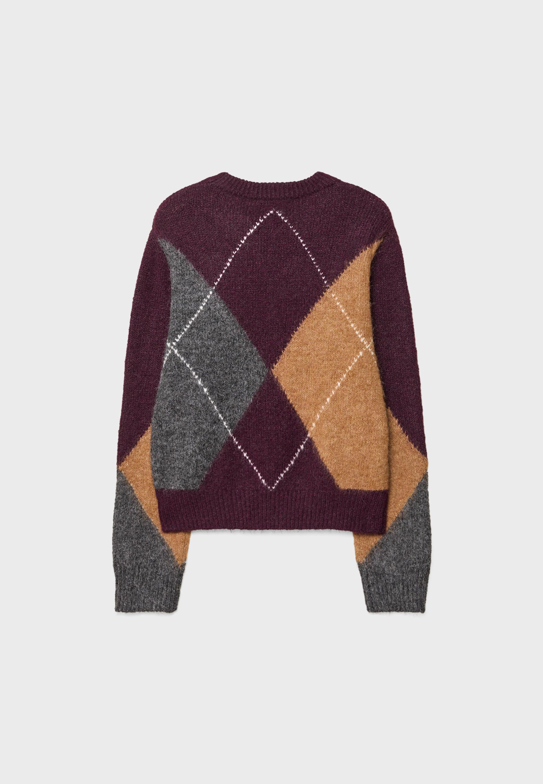 THE TOE Sendlinger Argyle Knit Argyle knit sweater - Women's