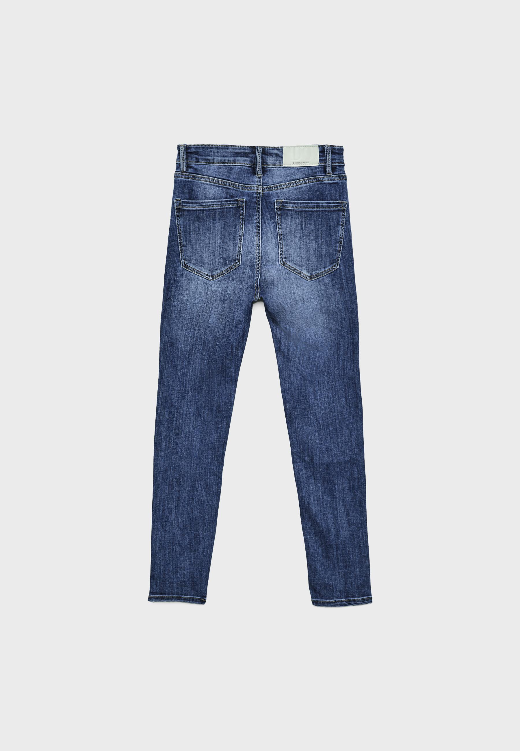 D07 Regular waist skinny jeans
