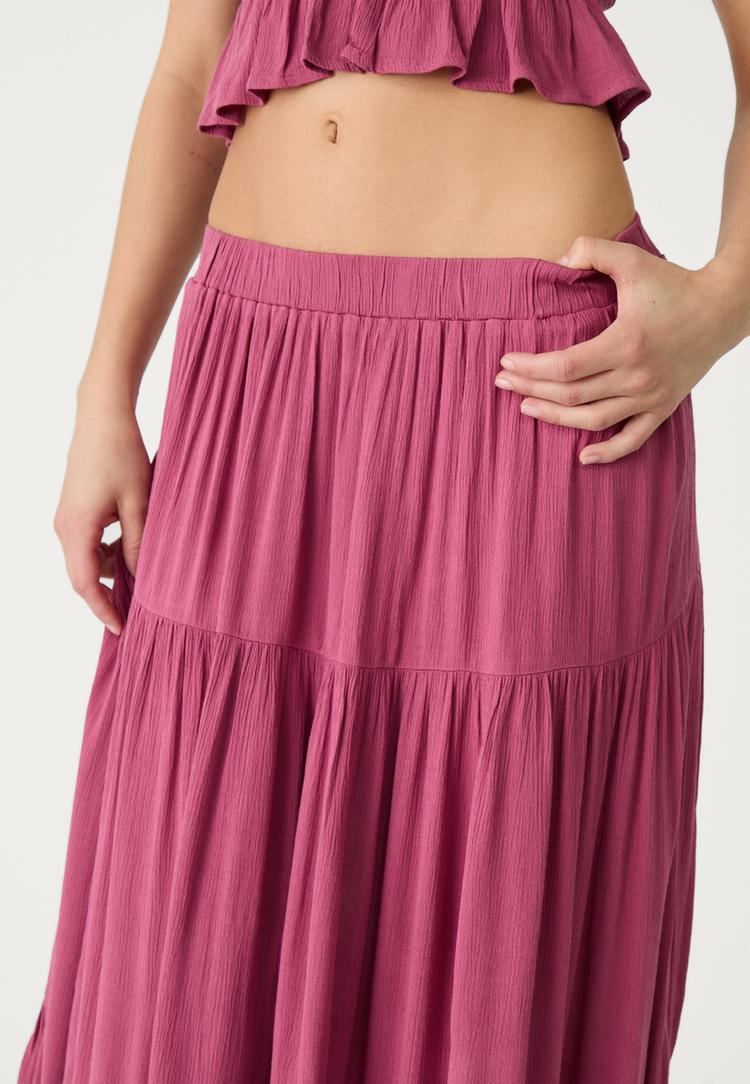 falda midi boho