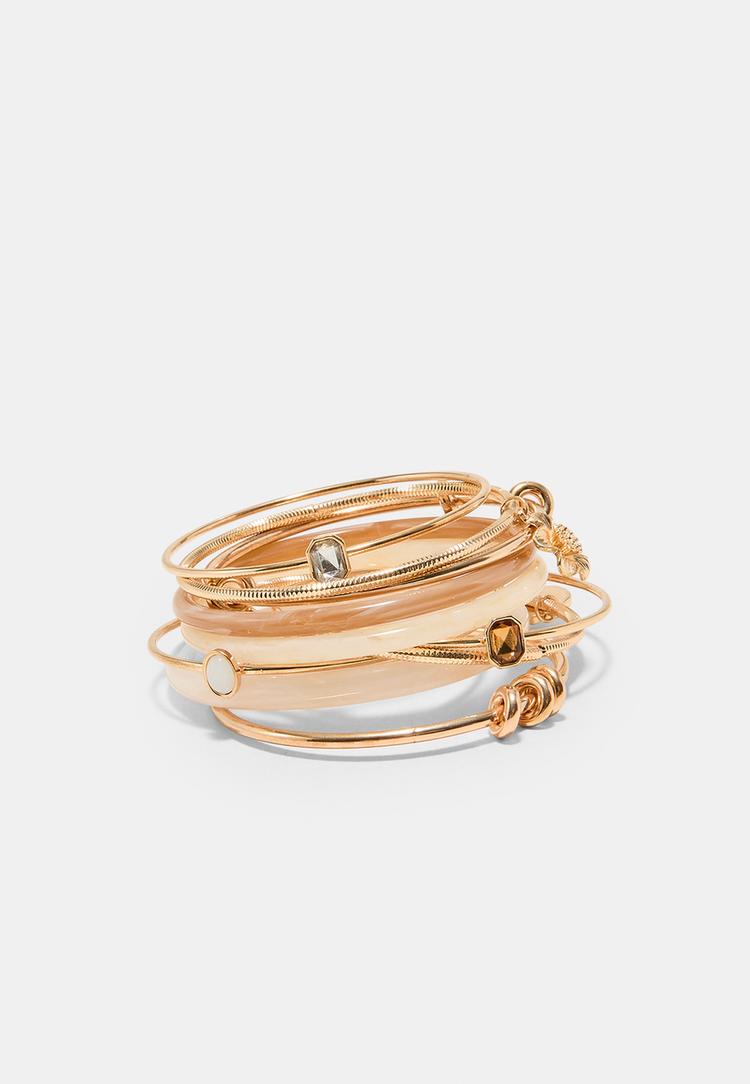 Stradivarius 10 Rannekorun Setti Charm-Yksityiskohdilla 0-300 Os