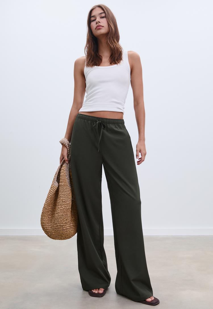 pantalon largo fluido vestir