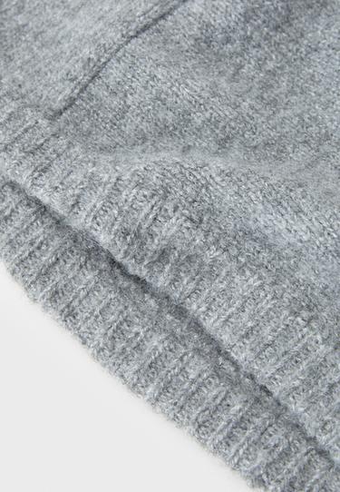 Zip-up balaclava — Grey melange 8