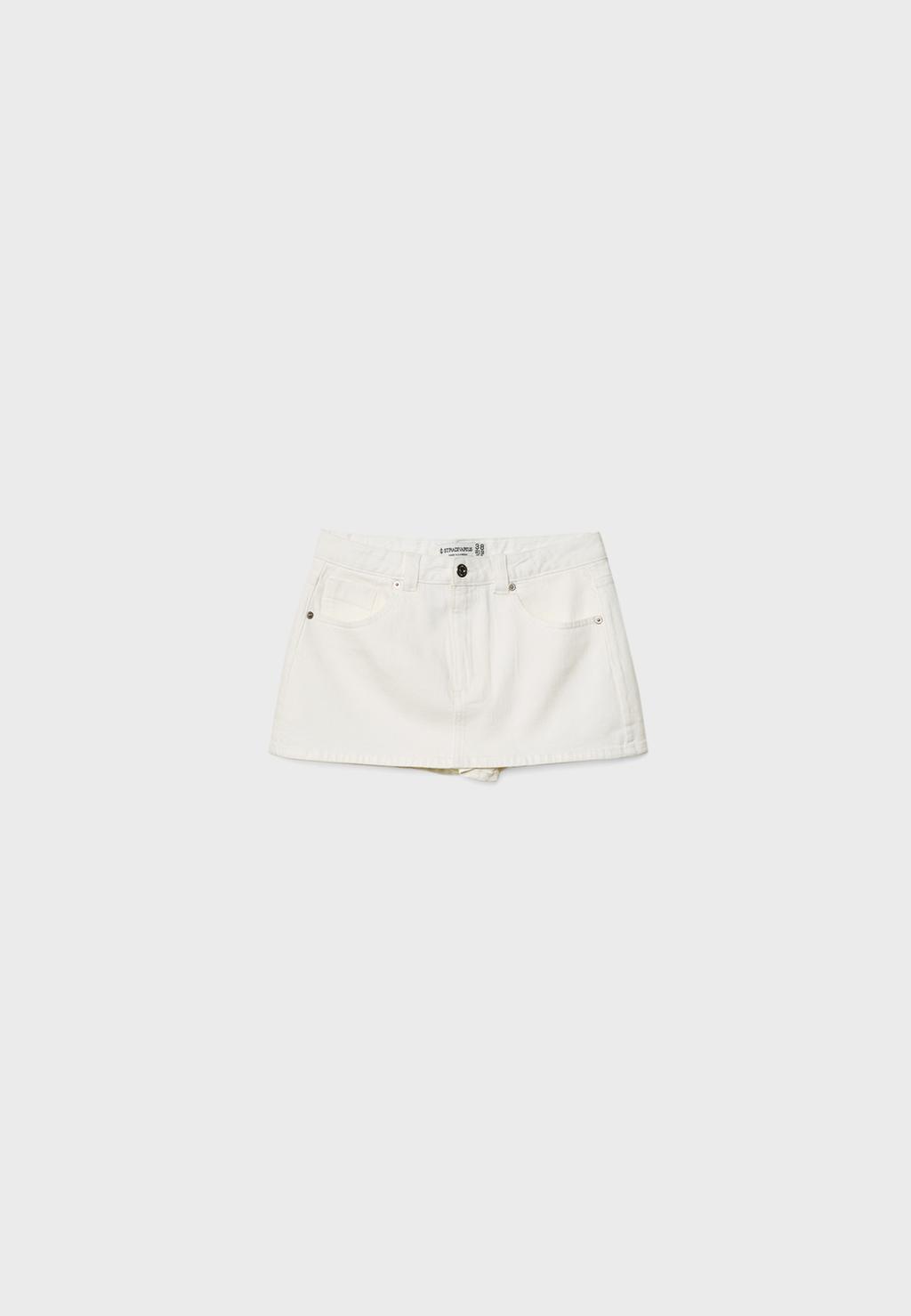 D62 buksenederdel i denim