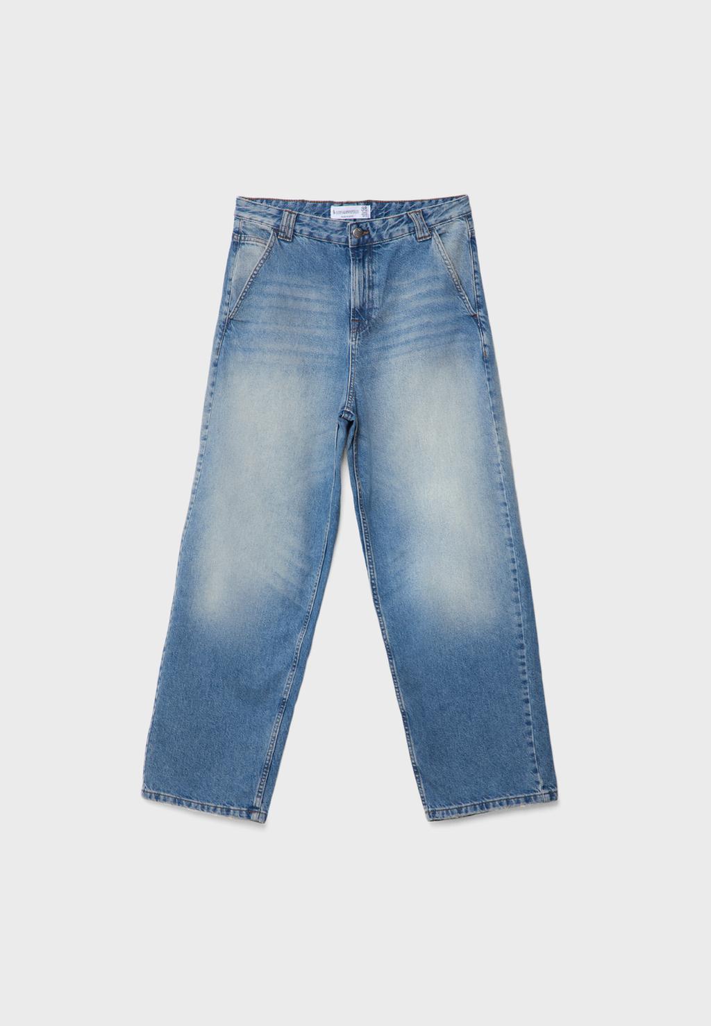 D89 Jean barrel baggy loose fit