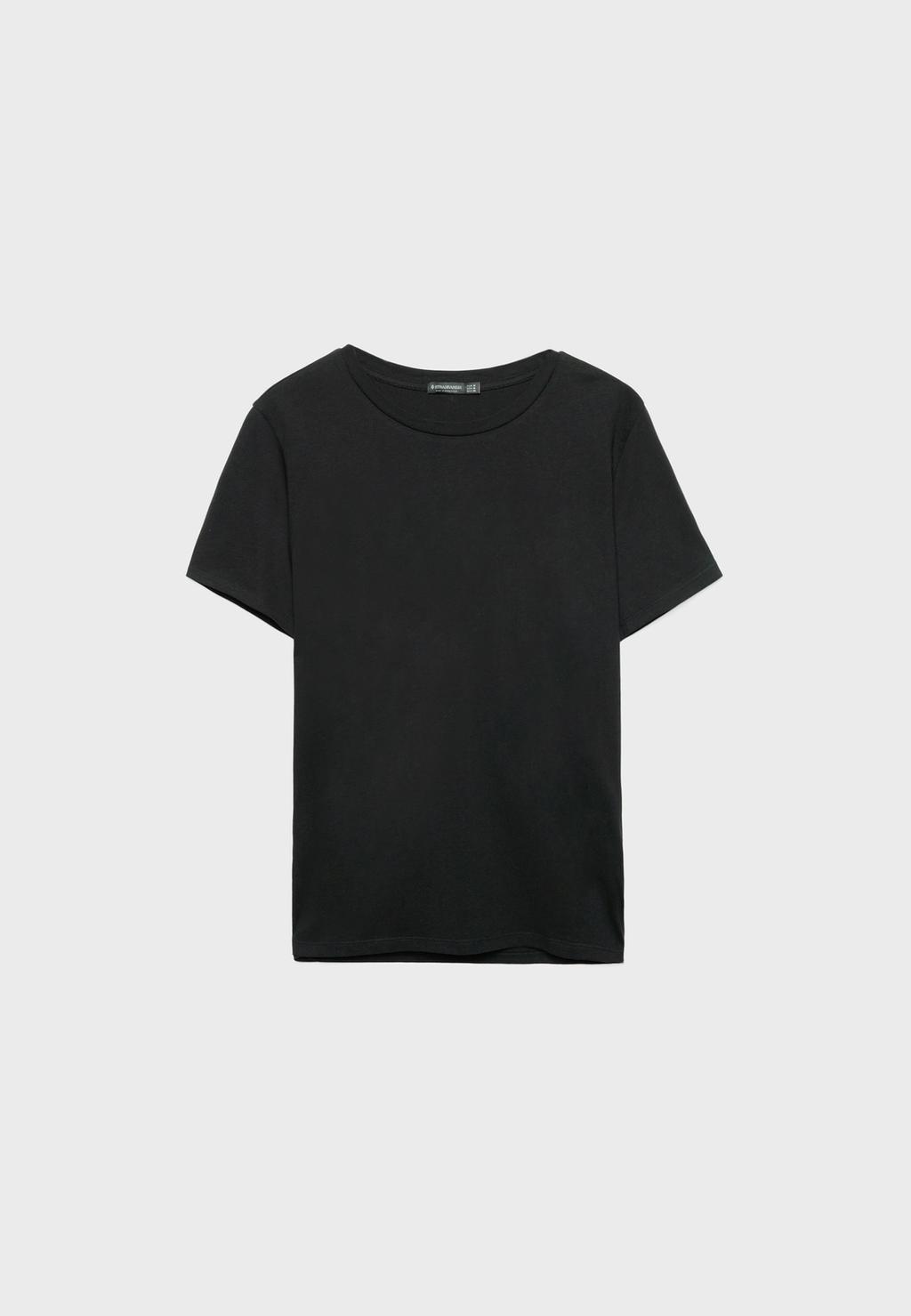 Basic-T-Shirt im Regular-Fit mit Rundausschnitt