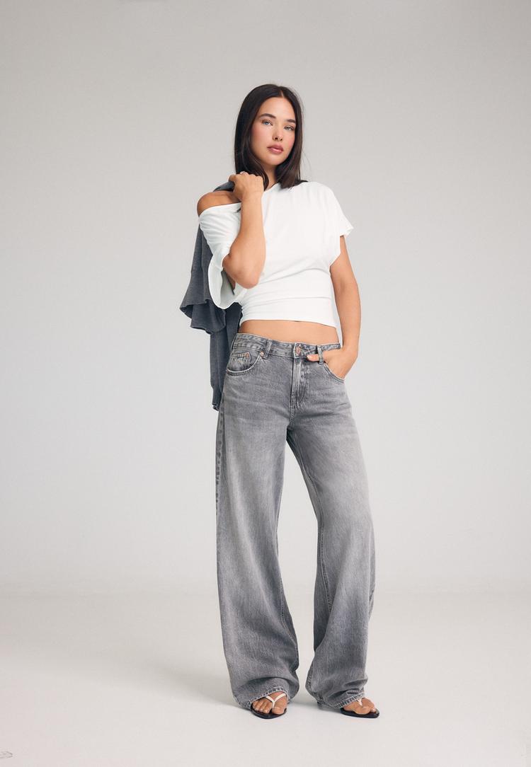 d91 dusuk bel genis paca jean