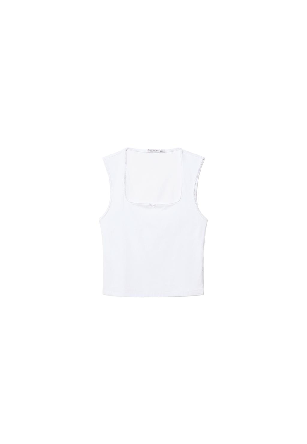 T-shirt col carré