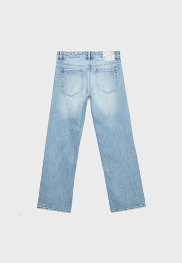 Low-rise straight jeans — MEDIUM LIGHT BLUE DENIM 8