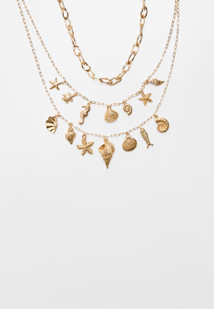 set 2 collares bajo el mar