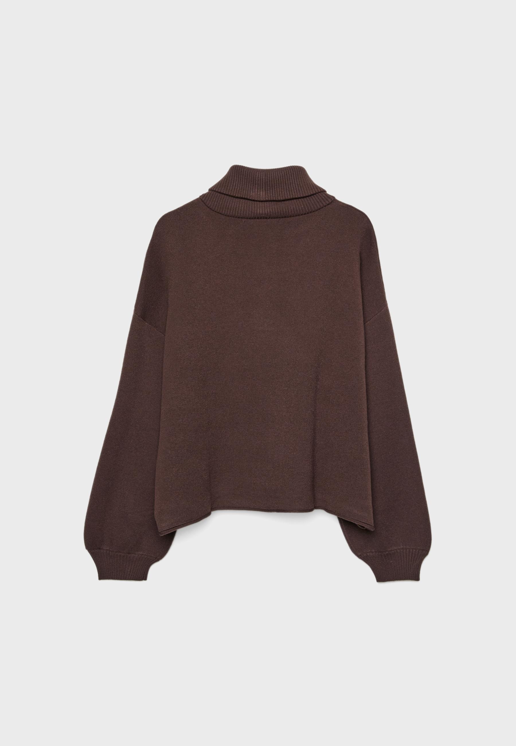 Knit jumper with zip - Women's fashion | Stradivarius United States