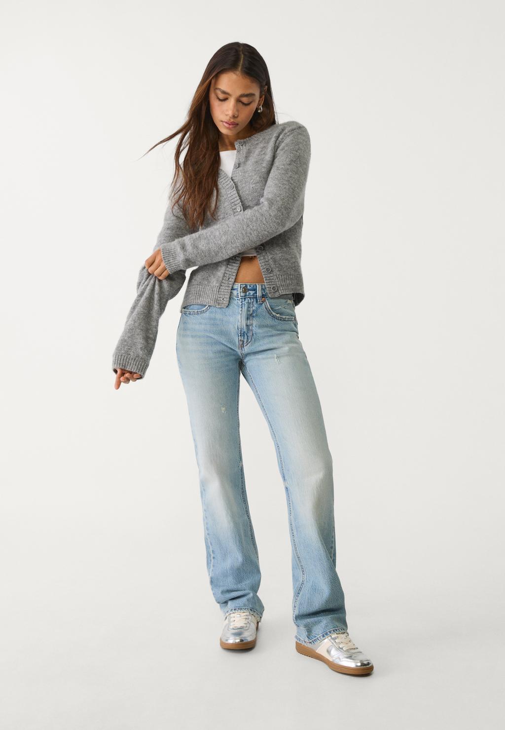 D98 Straight-Fit-Jeans im Vintagelook