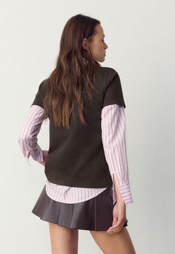 camiseta basica regular tacto suave