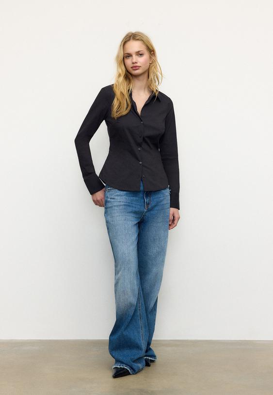 camisa basica fitted