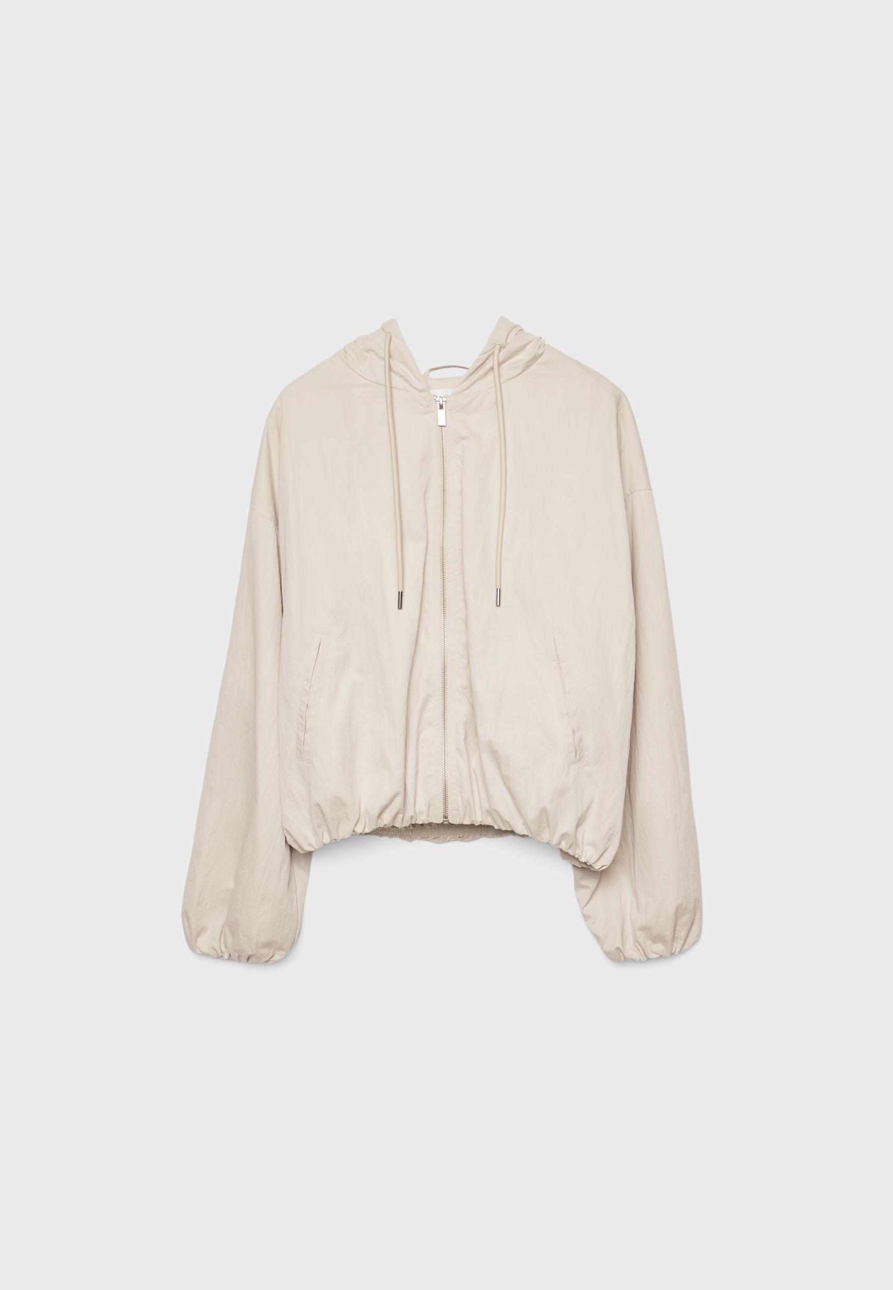 【oan】Balloon Cropped Hooded Jacket oan】Balloon Cropped Hooded Jacket (oan/アウターその他