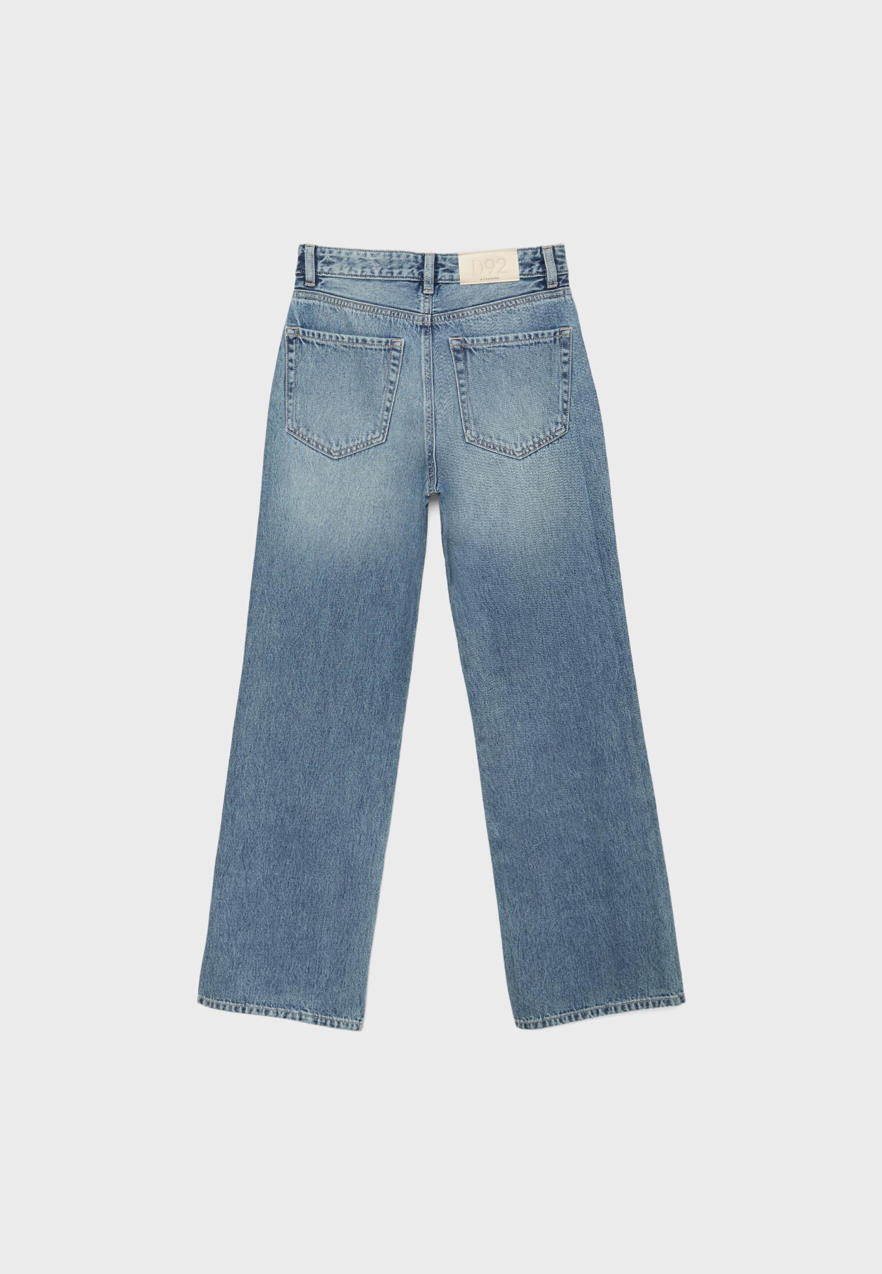 D92 straight fit geniş paça jean - Görsel 27