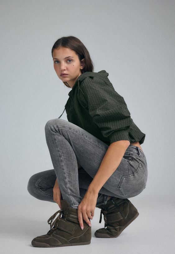 d07 jeans skinny a vita alta