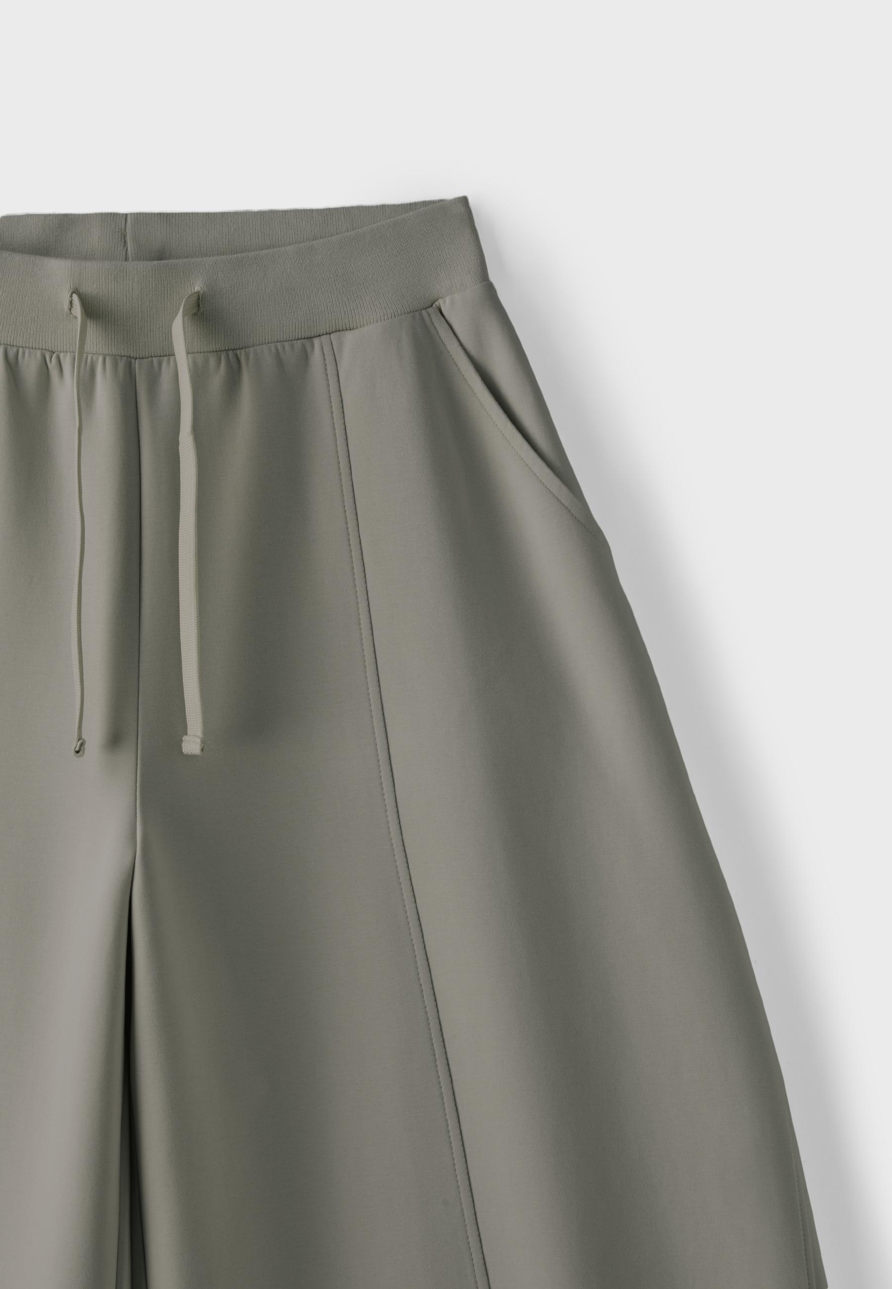 Wide-leg barrel jogger trousers — Brown