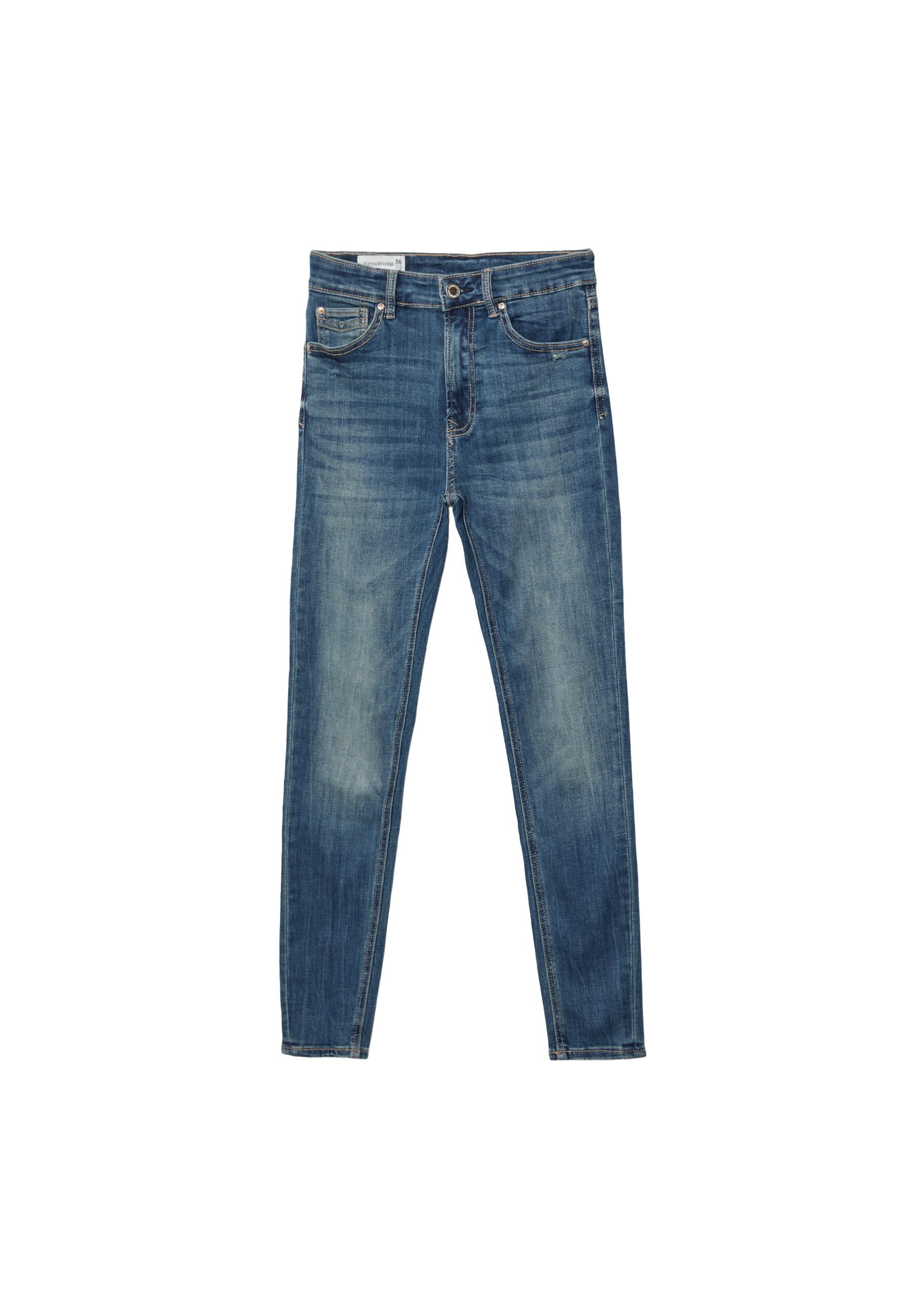 D07 high-waist jeans — RINSE BLUE DENIM
