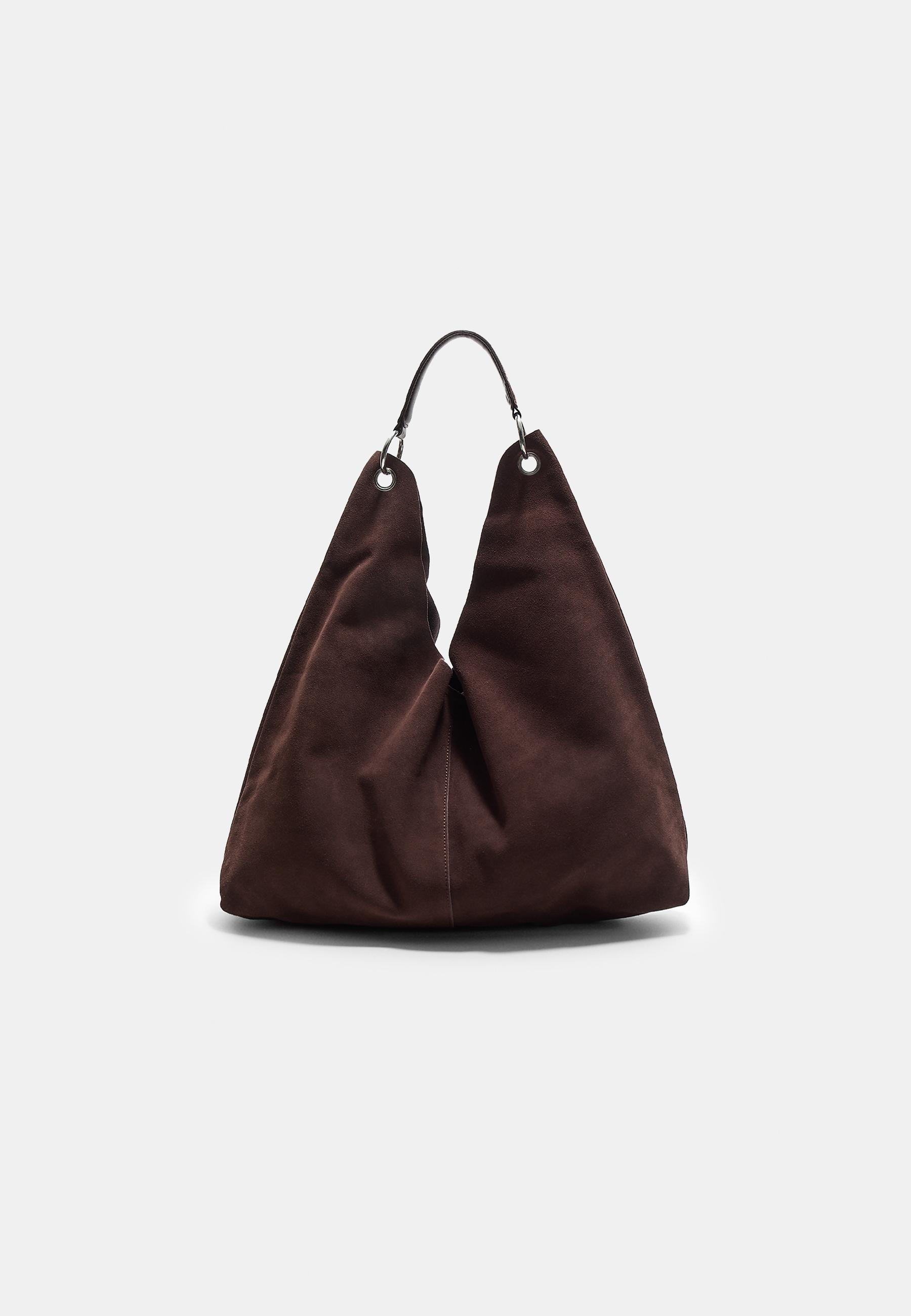 Sac bandoulière à anneaux en cuir - Mode femme | Stradivarius France