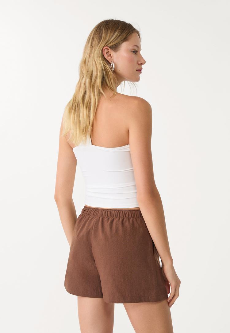 short cintura elastica fluido