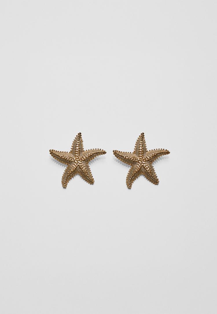 pendiente estrella de mar