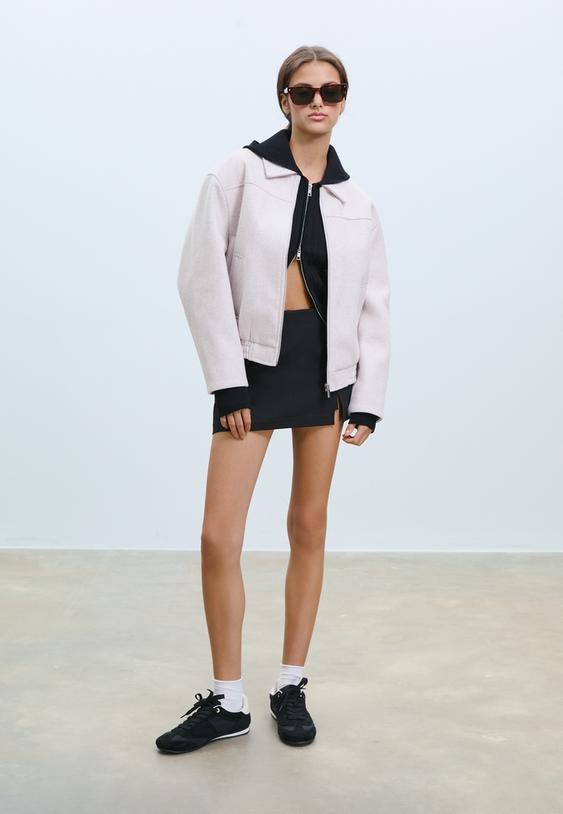 cazadora bomber tacto suave