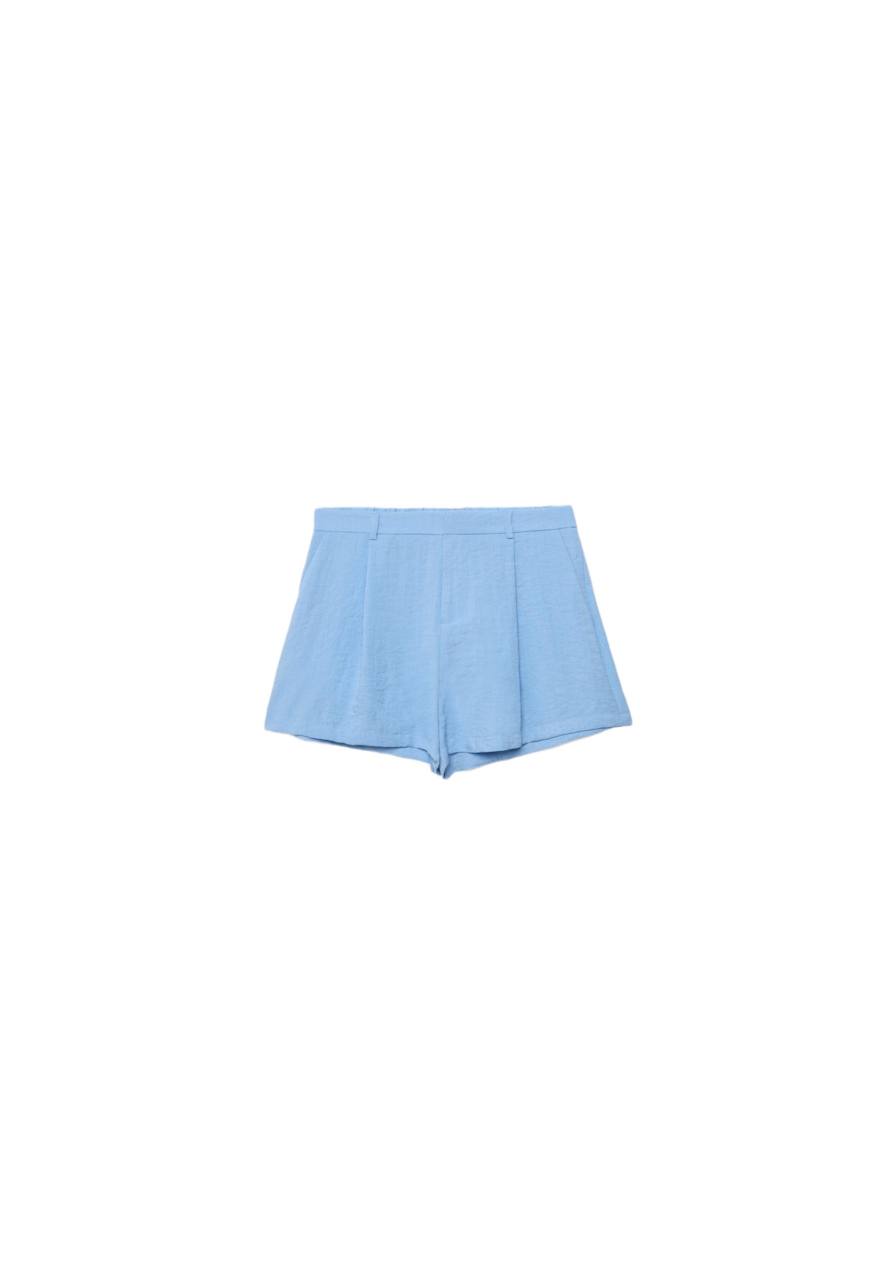Smart rustic shorts — Blue (alternate view)