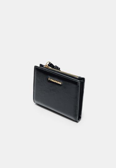 Purse with zip pull detail — Black 3