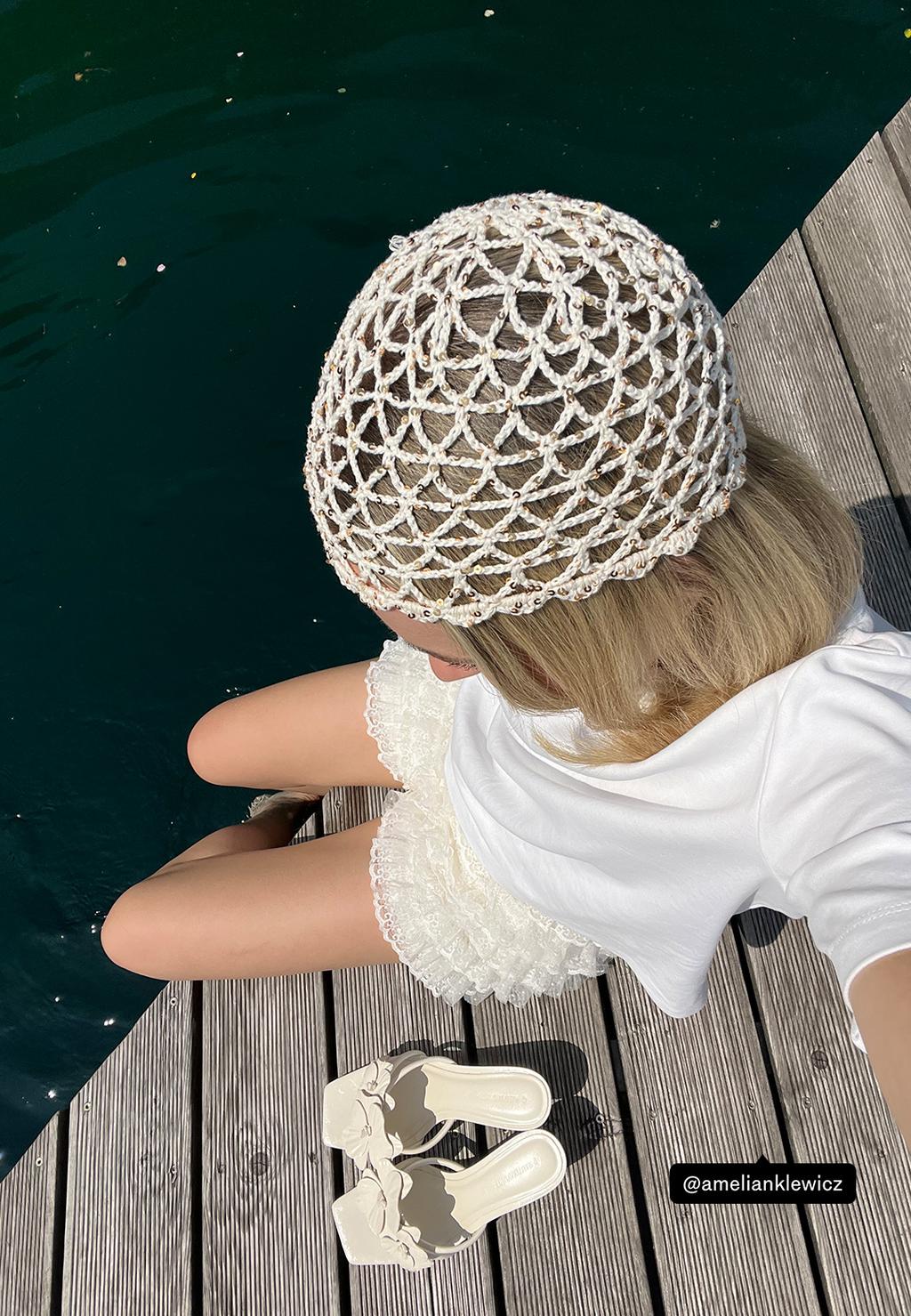 Gorro casquete lentejuelas