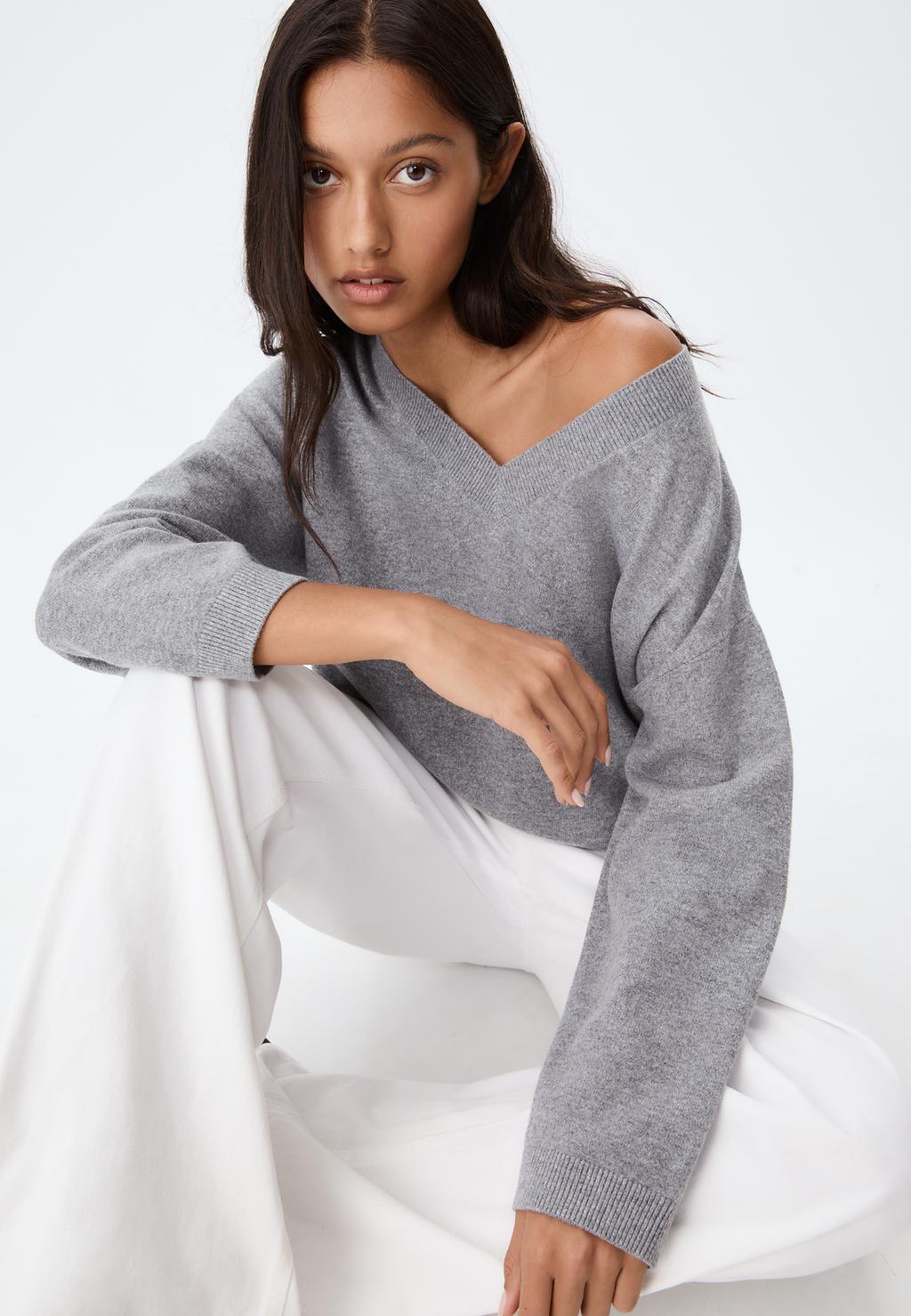 Pull basique en maille toucher doux
