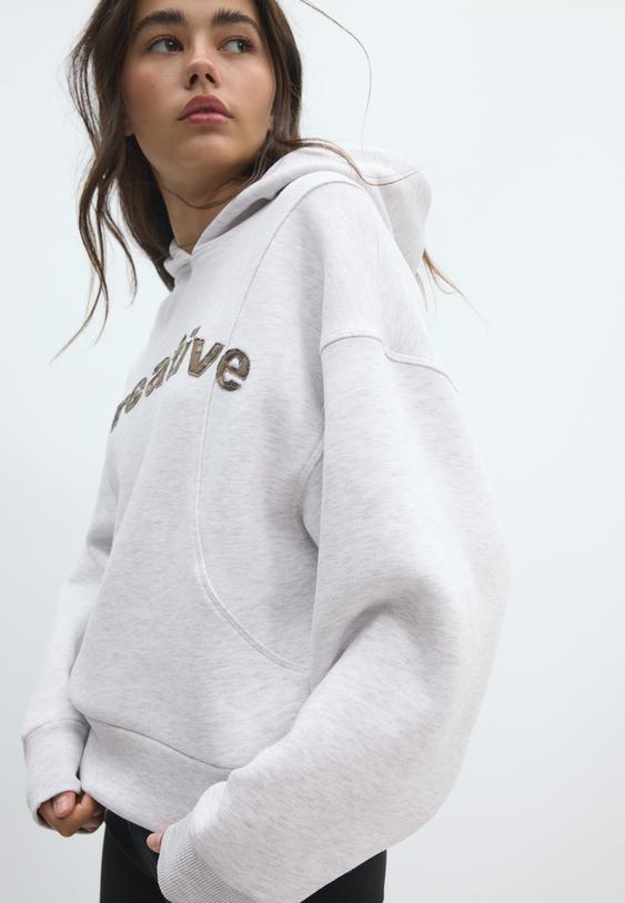 sweat a capuche imprime