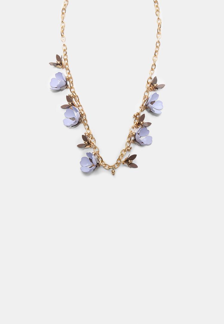 Stradivarius Halsband Med Blomberlocker Os