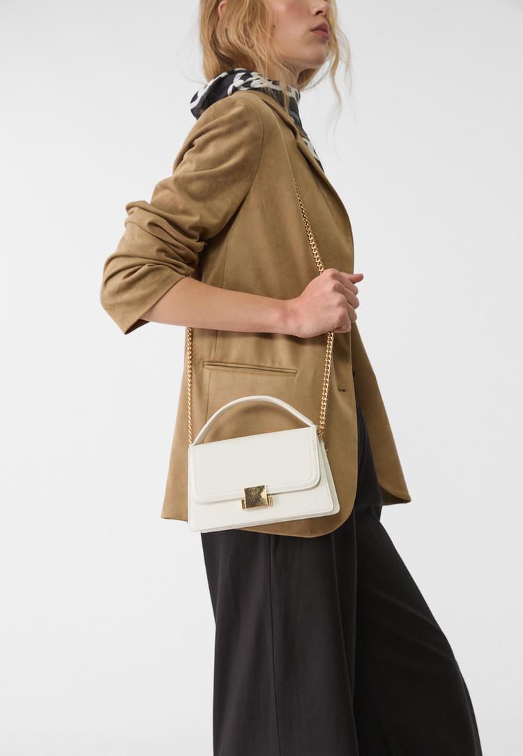 double handle crossbody bag