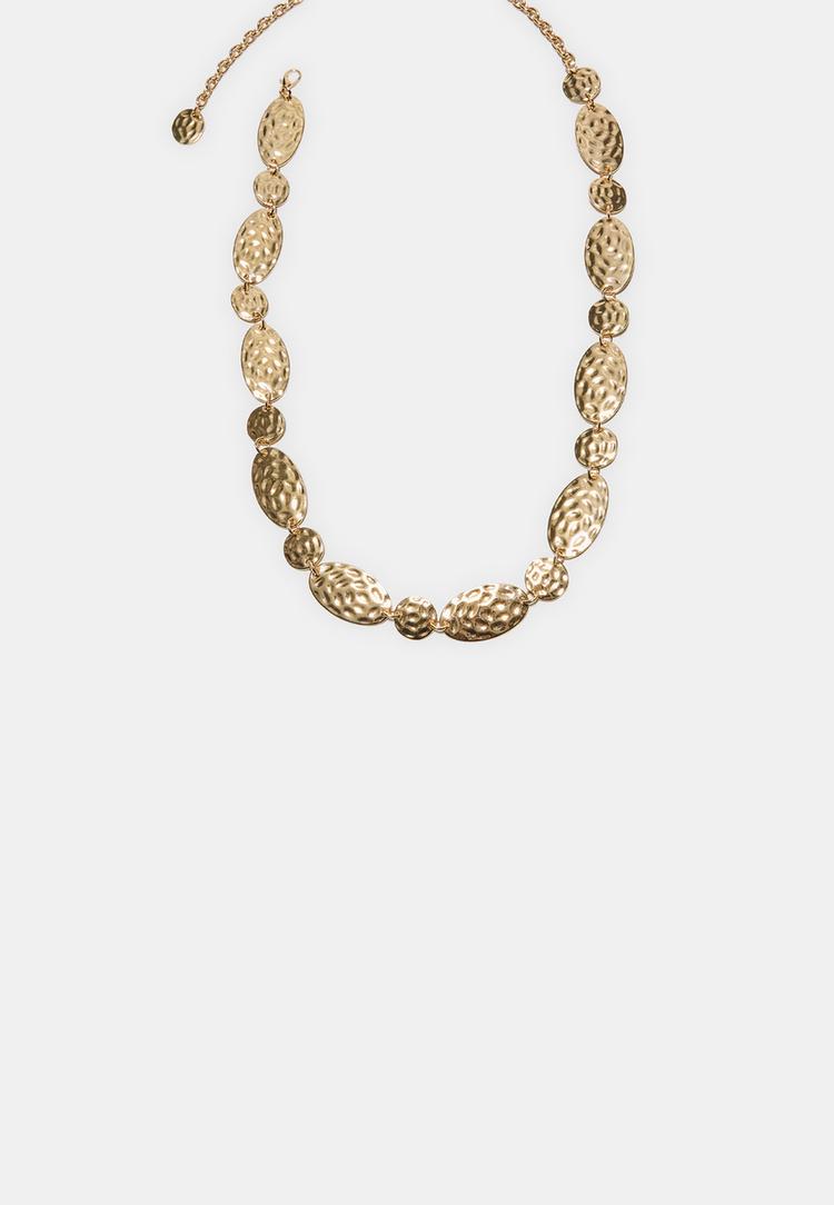 cinto metalico moedas ovais