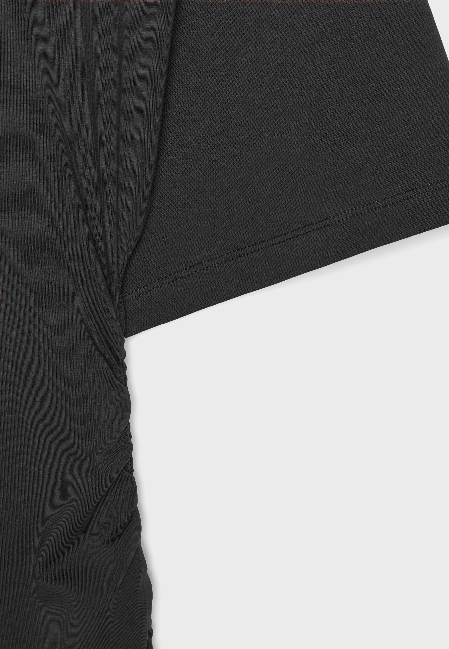 Short T-shirt dress — Black