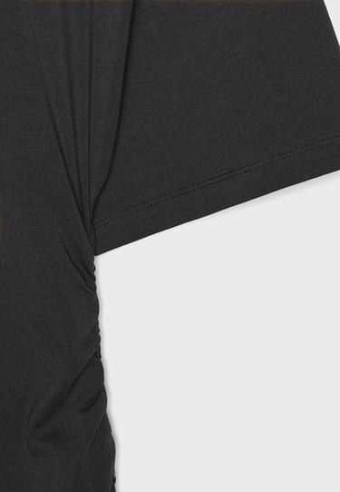 Short T-shirt dress — Black 9
