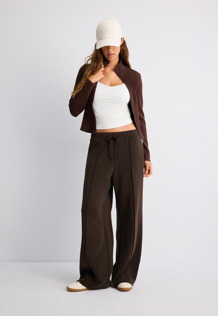 softtouch wideleg pintuck joggers