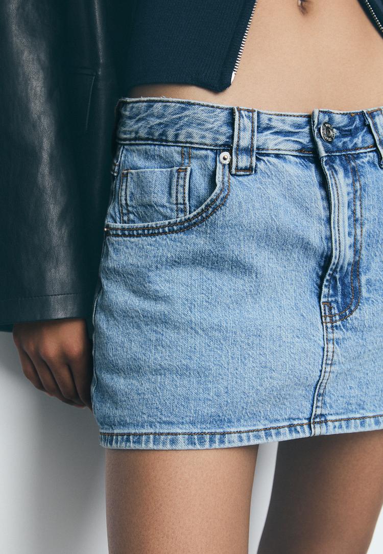 d62 falda pantalon denim