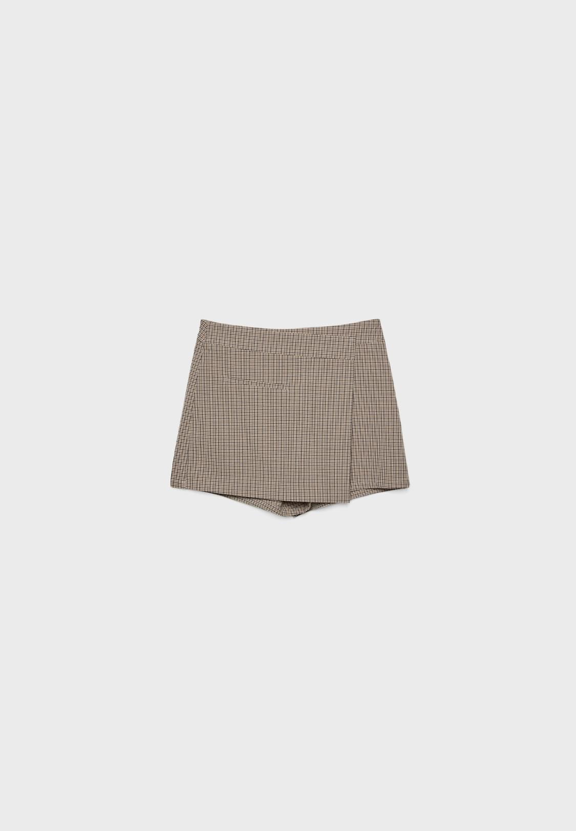 Addictive Behaviours Stradivarius Falda Pantalon Cuadros Falda