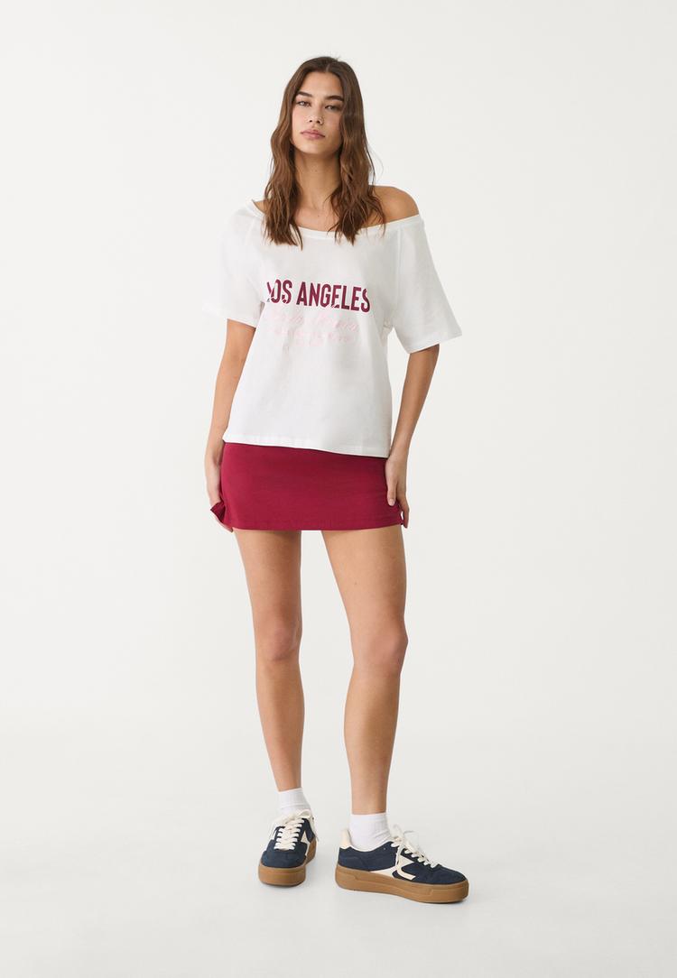 camiseta bordada ciudades