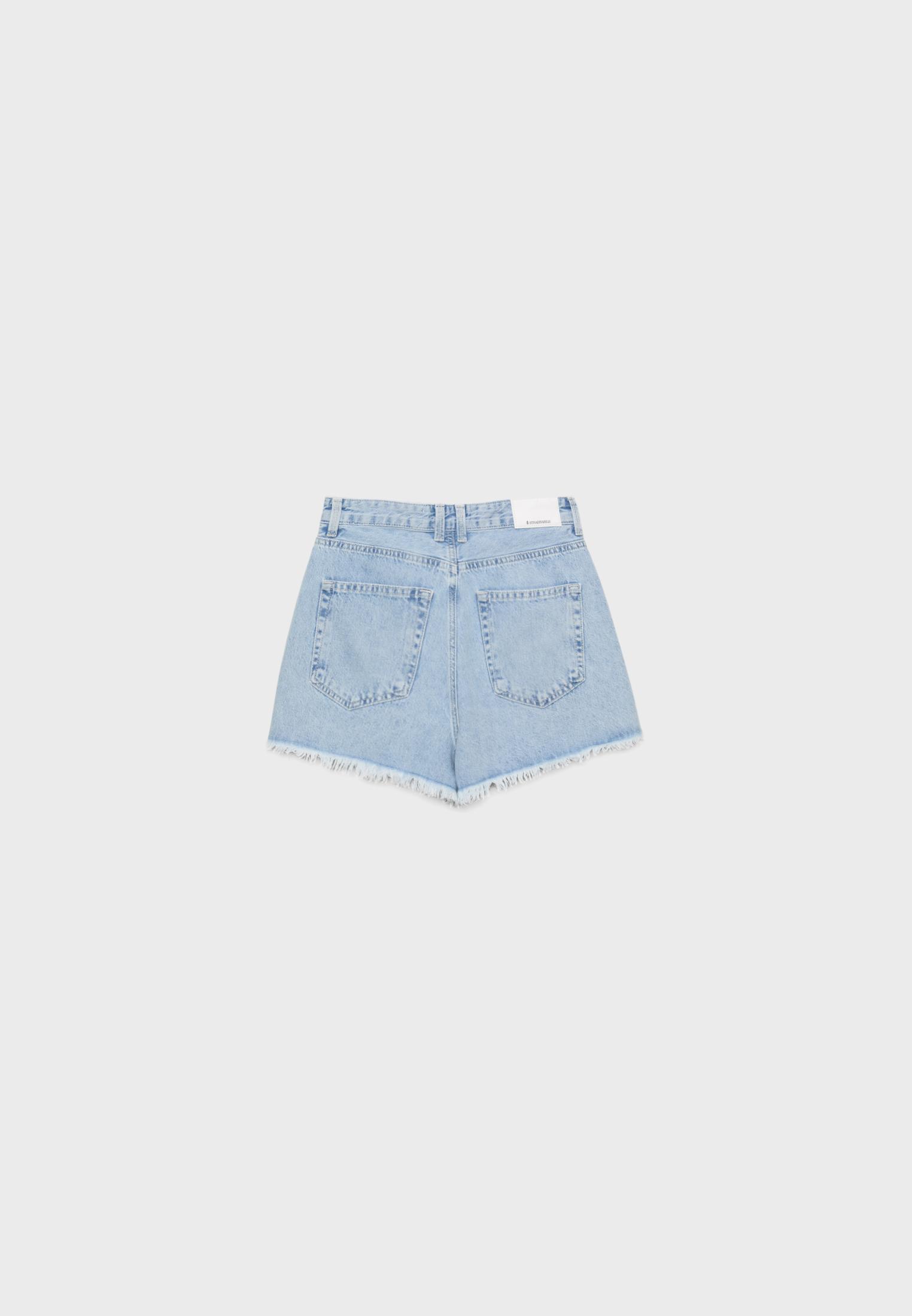 Shops short jean stradivarius