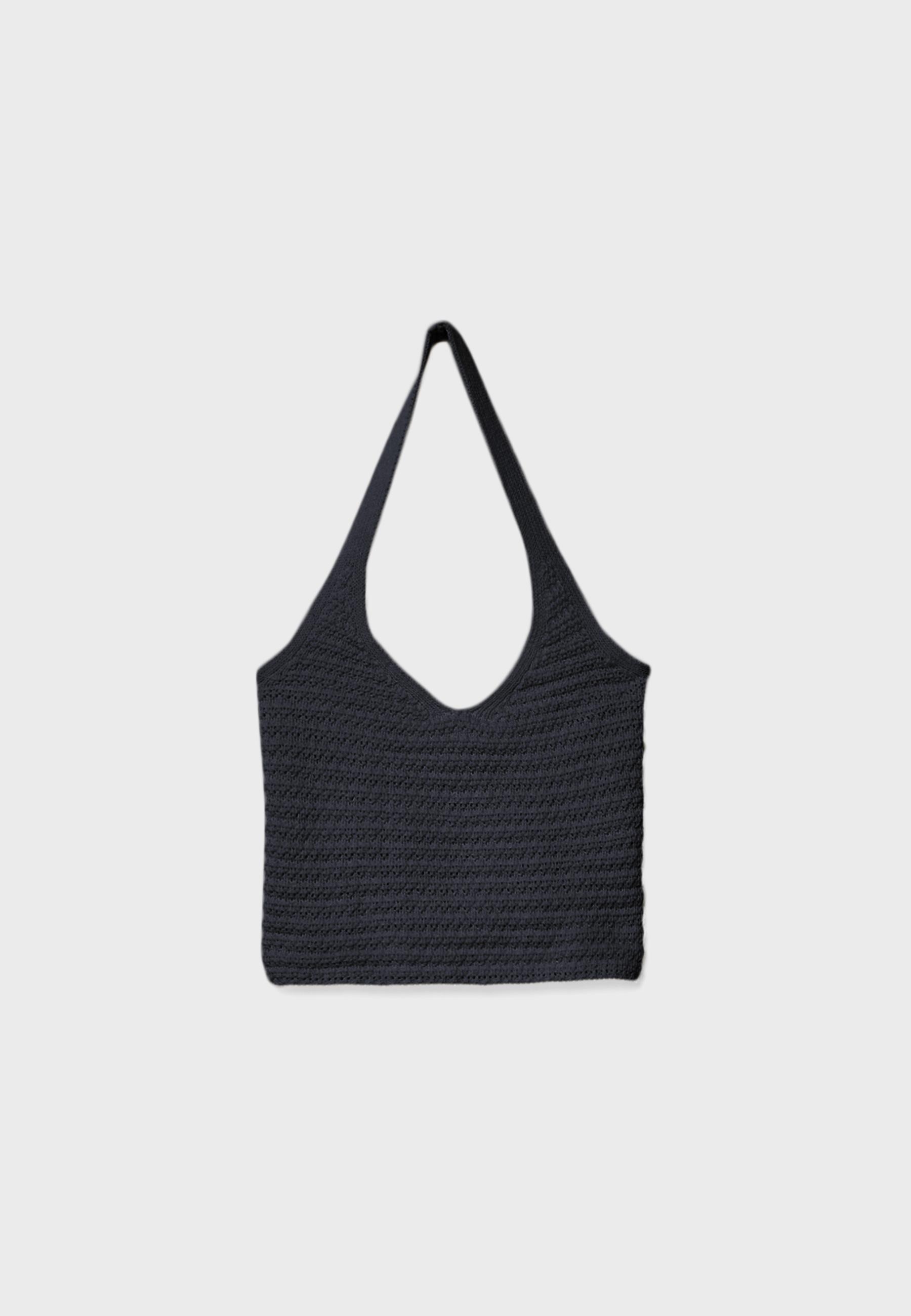 stradivarius crochet top