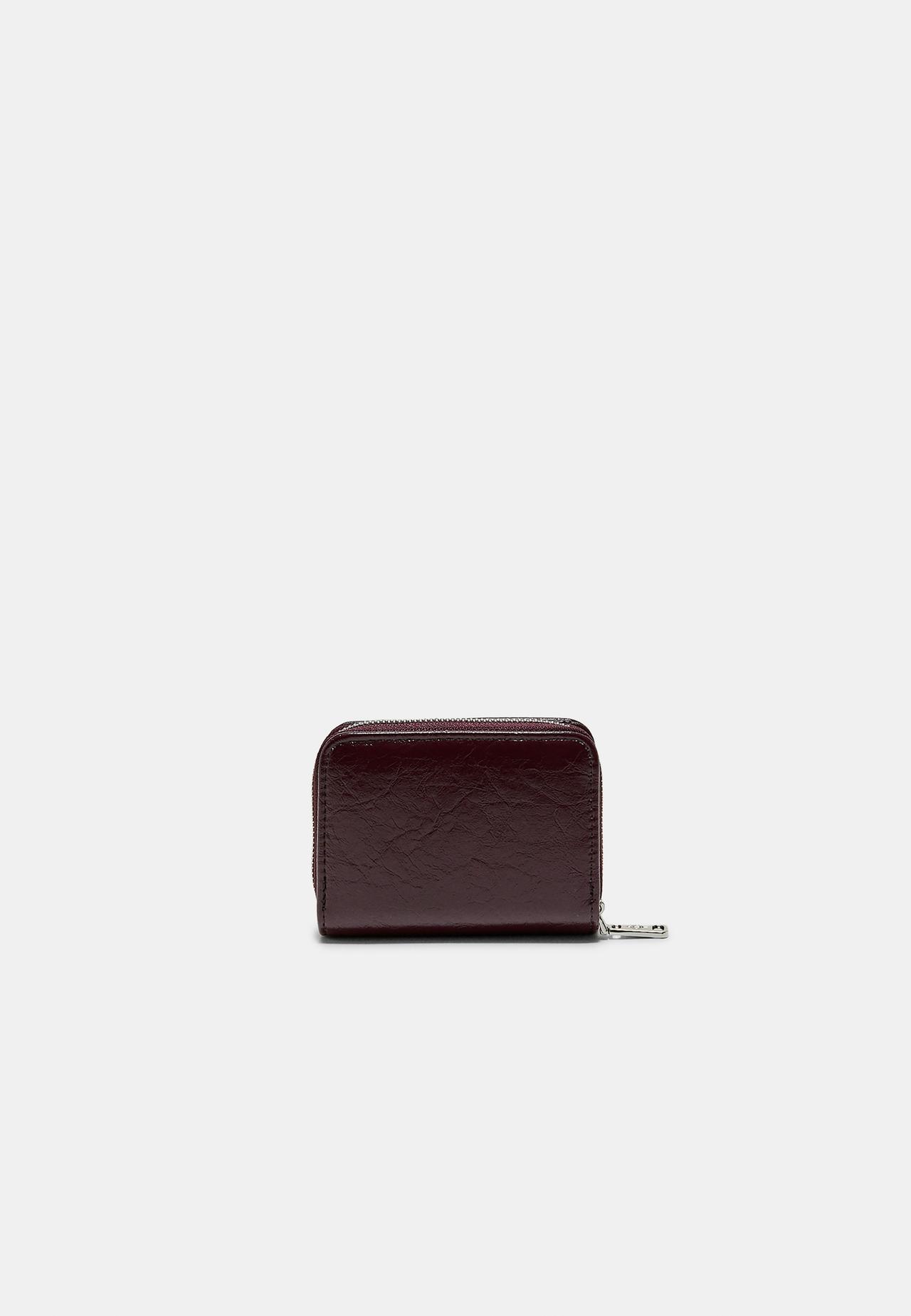 Rectangular purse — Burgundy