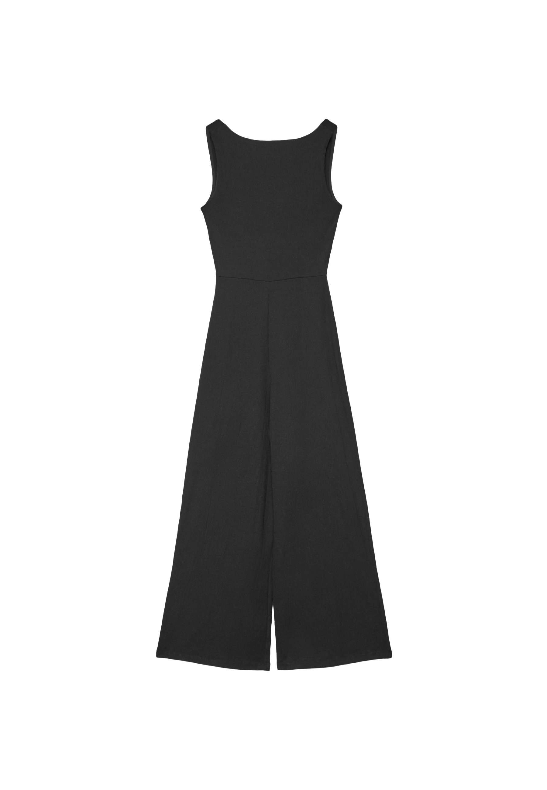 Sleeveless jumpsuit — Black